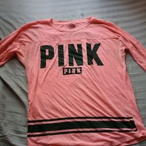 Pink long seeleve blouse